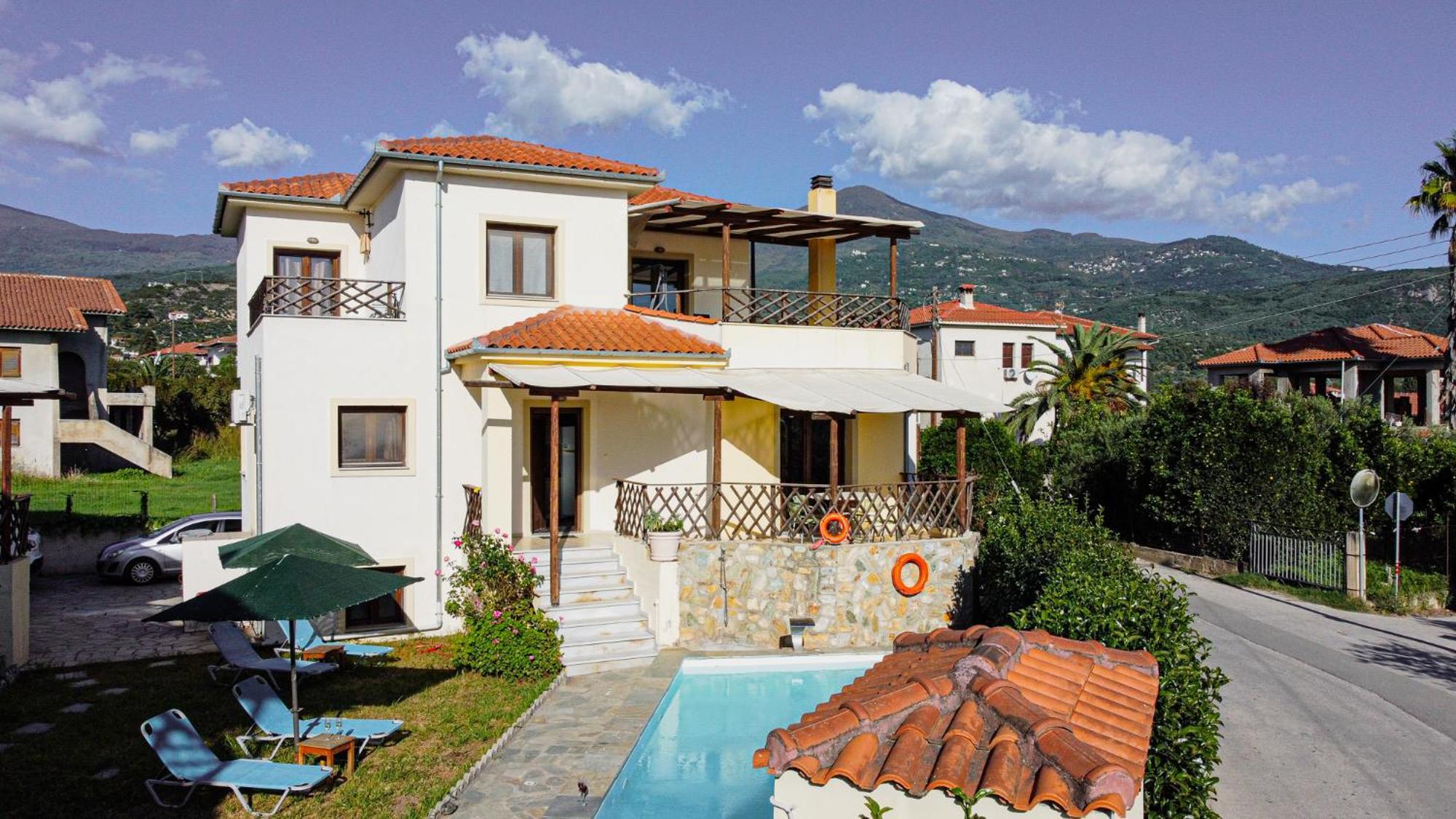 Villa Eridos Káto Lekhónia Exterior foto